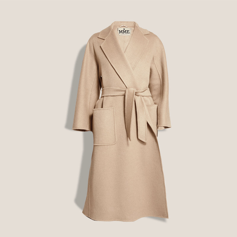 Mme.MINKMME. KENNEDY COAT - CREME