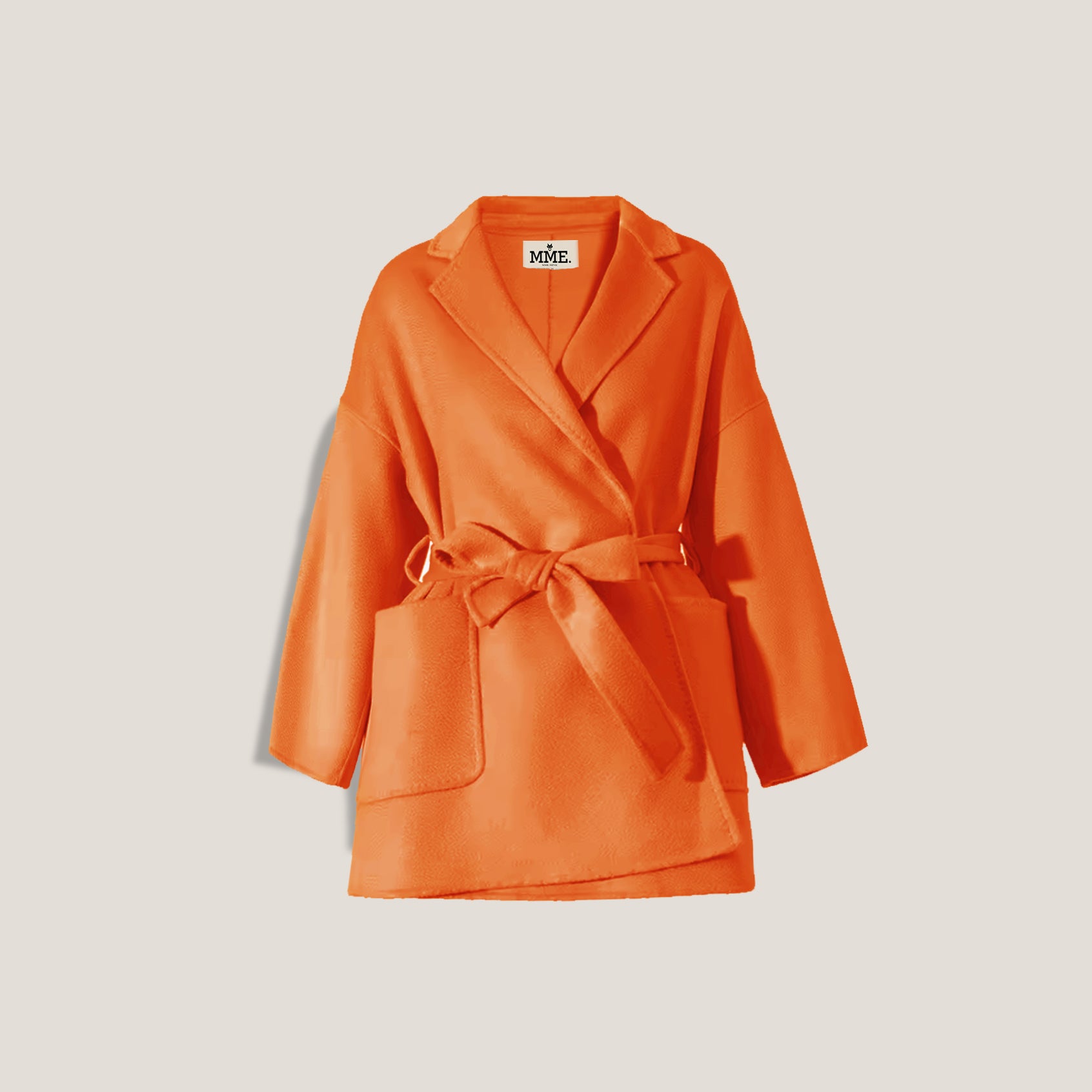 MME. WOOL WRAP COAT - CLEMENTINE