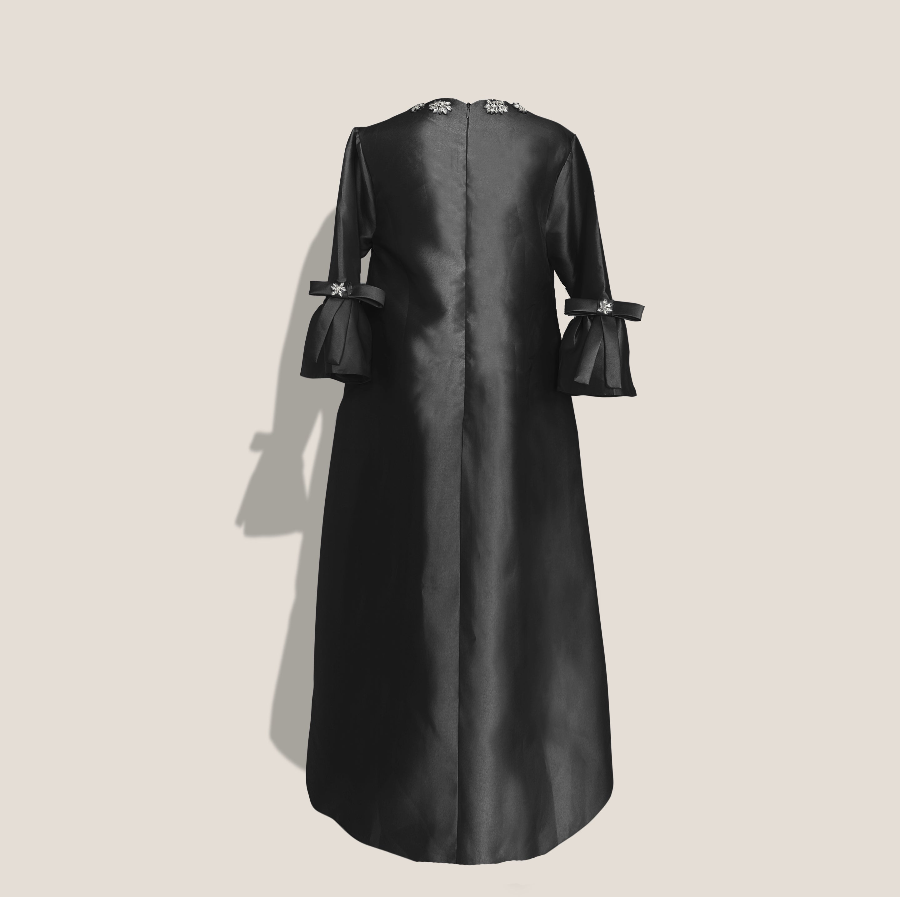 MME.MINK OPERA GARDEN GOWN -  NOIR