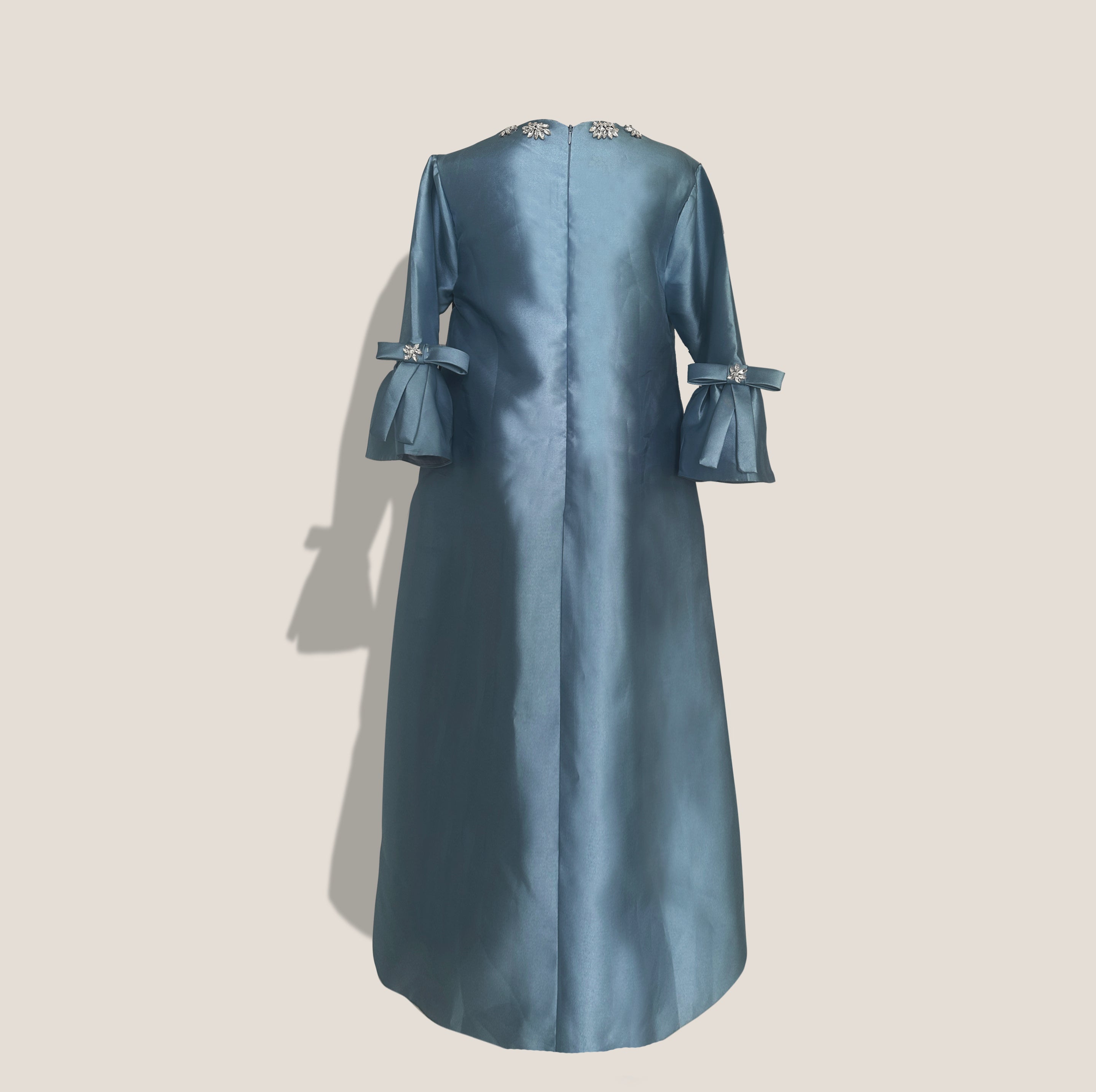 MME.MINK OPERA GARDEN GOWN - Cornflower