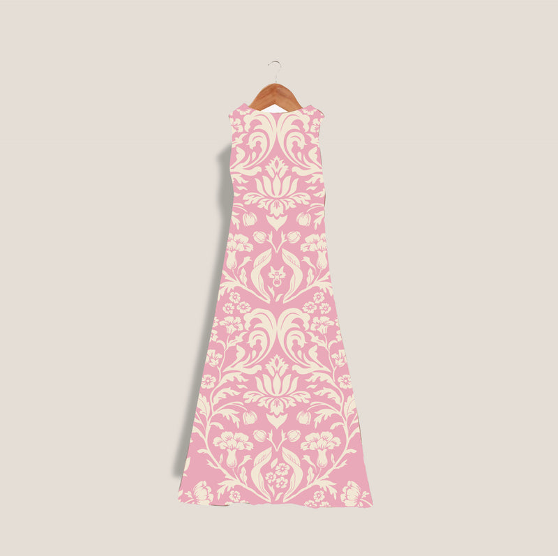 Mme.MINKMME. "FLEUR" Garden Dress - ROSE