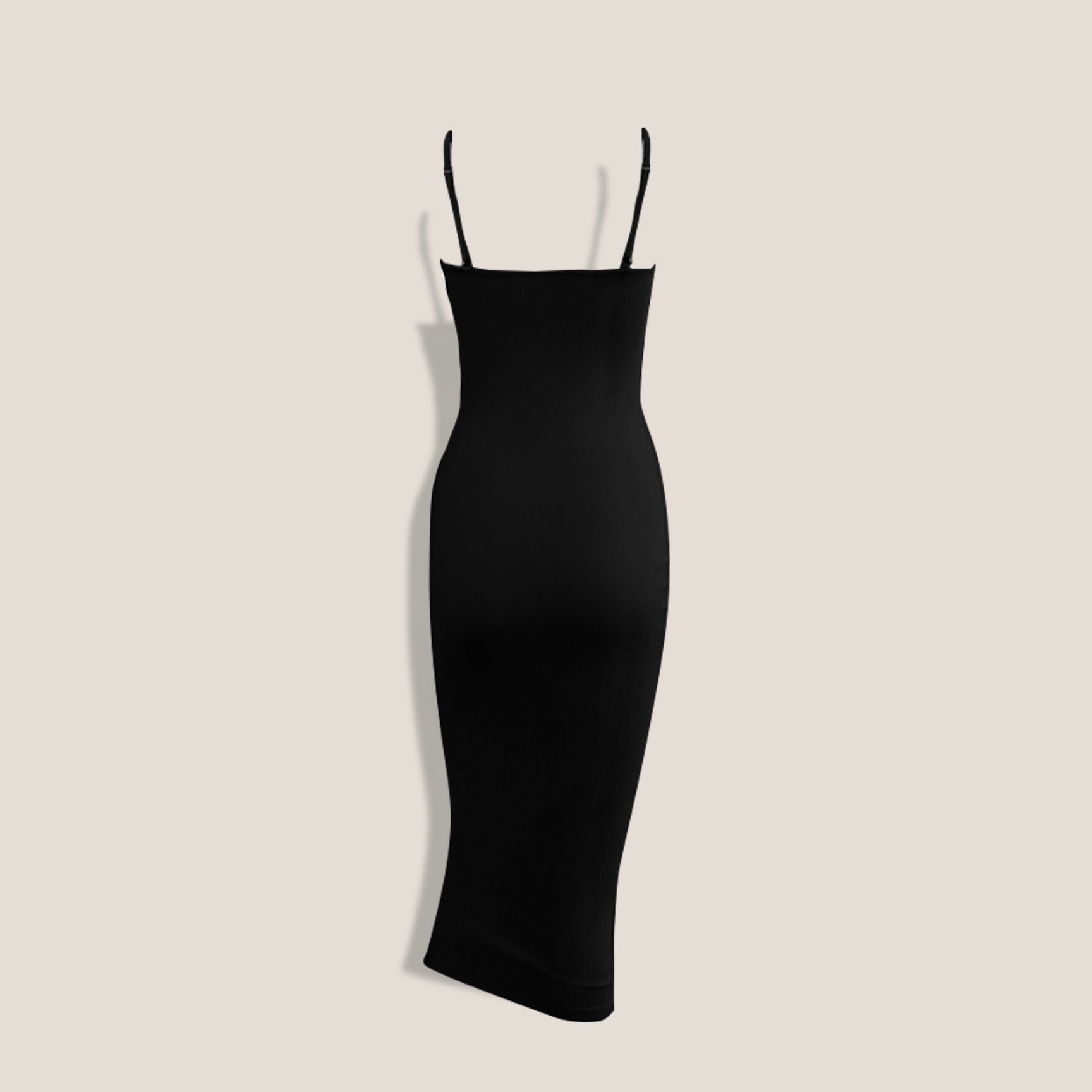 THE "SKINNY DIP SLIP" Dress - NOIR