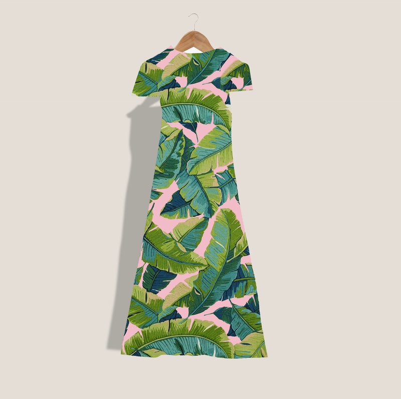 Mme.MINKMME. PALM BEACH GARDEN DRESS - Palm Beach Pink