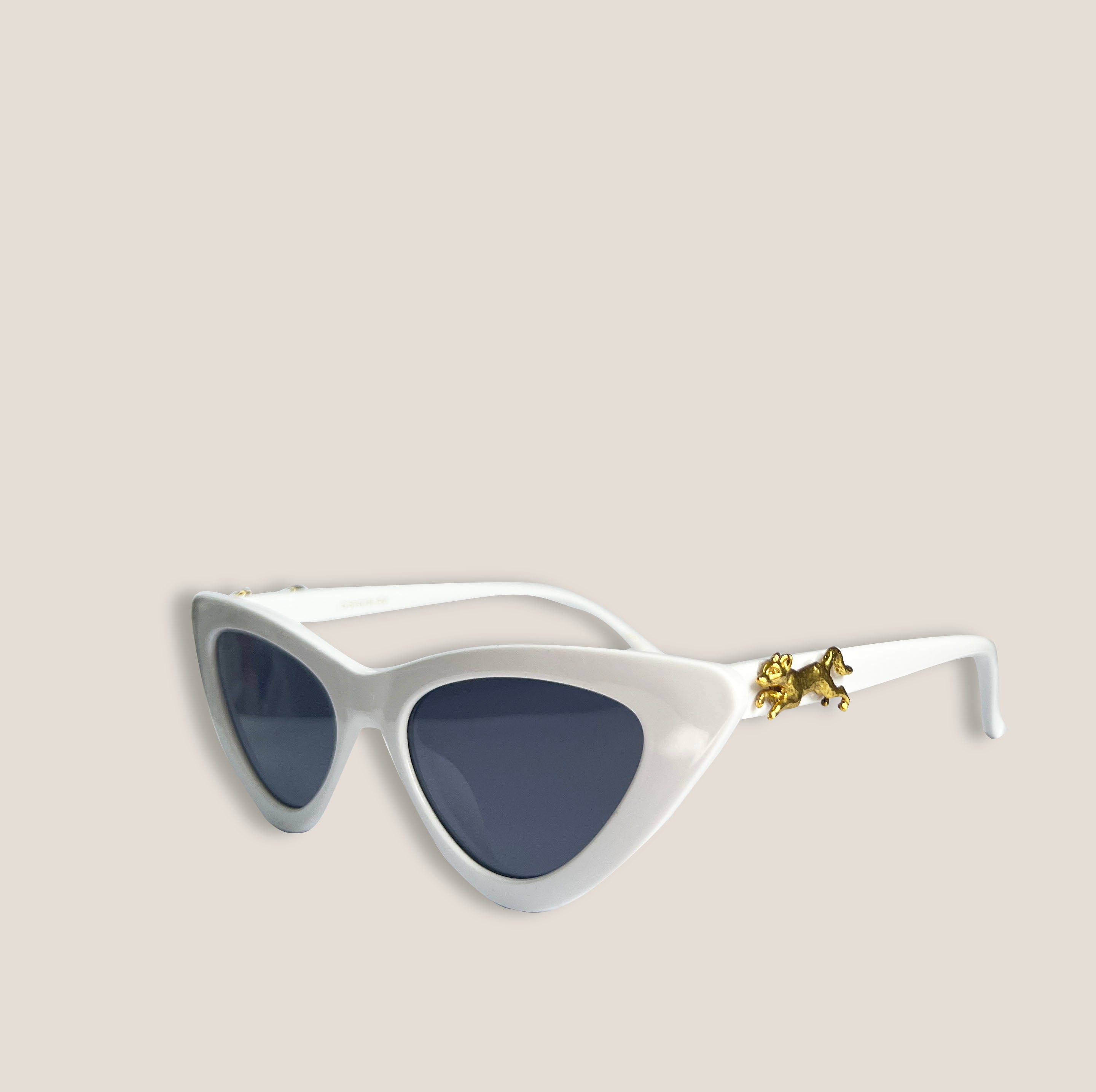 MME. CBK SUNGLASSES -  BLANC.