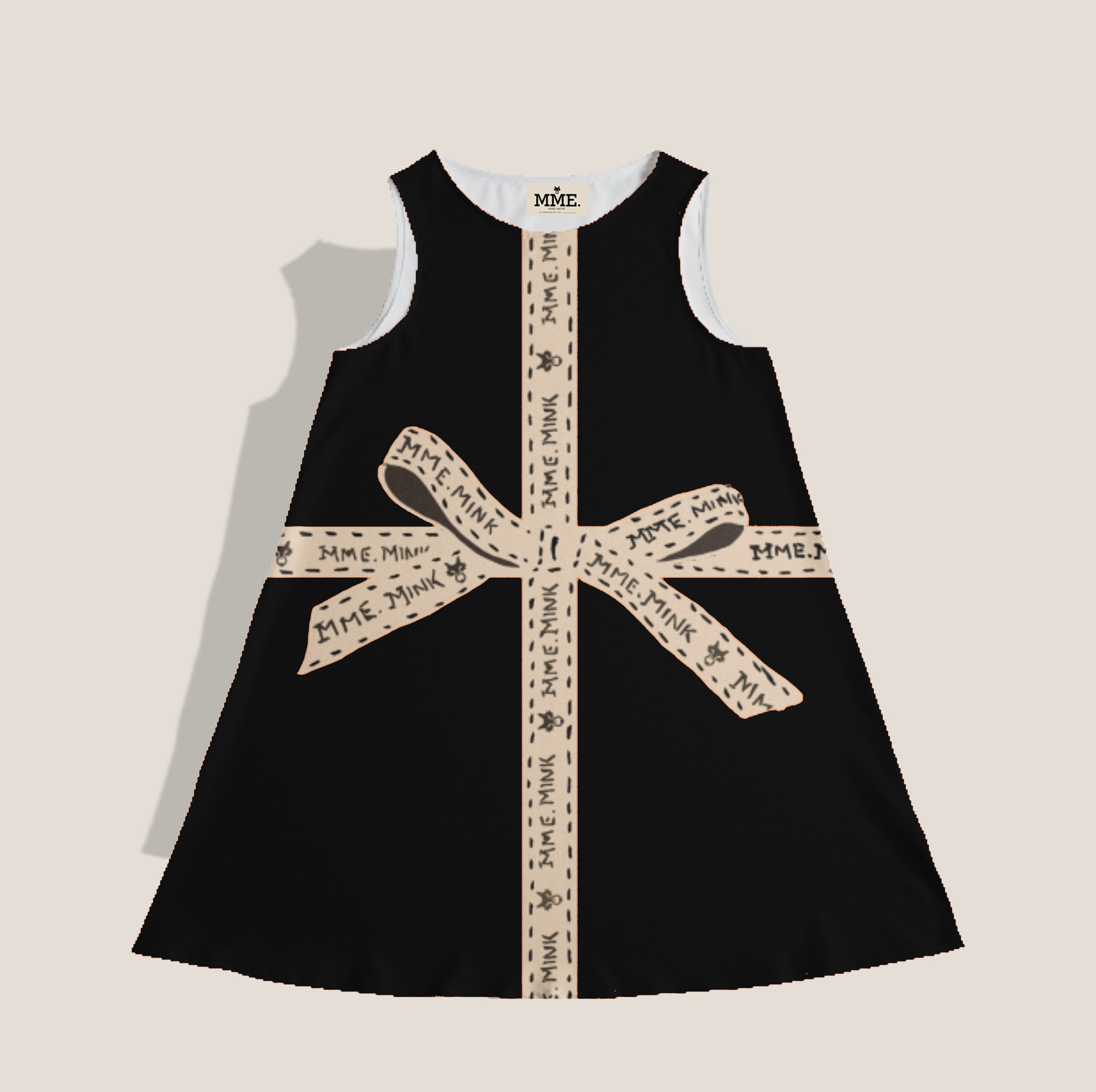 BUCKHEAD SCARF DRESS NOIR