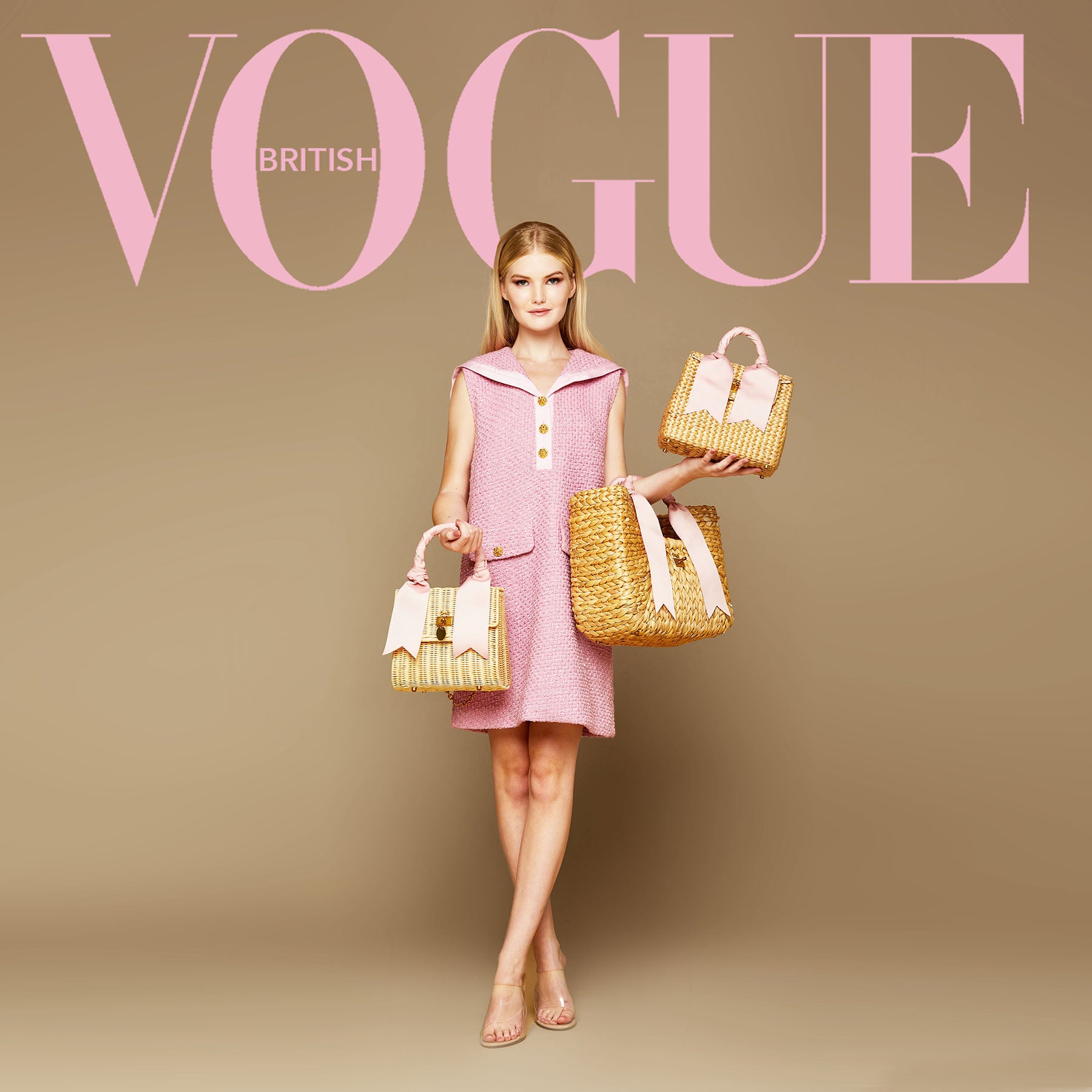 MME. RADZIWILL BOUCLÉ Dress - ROSE PINK