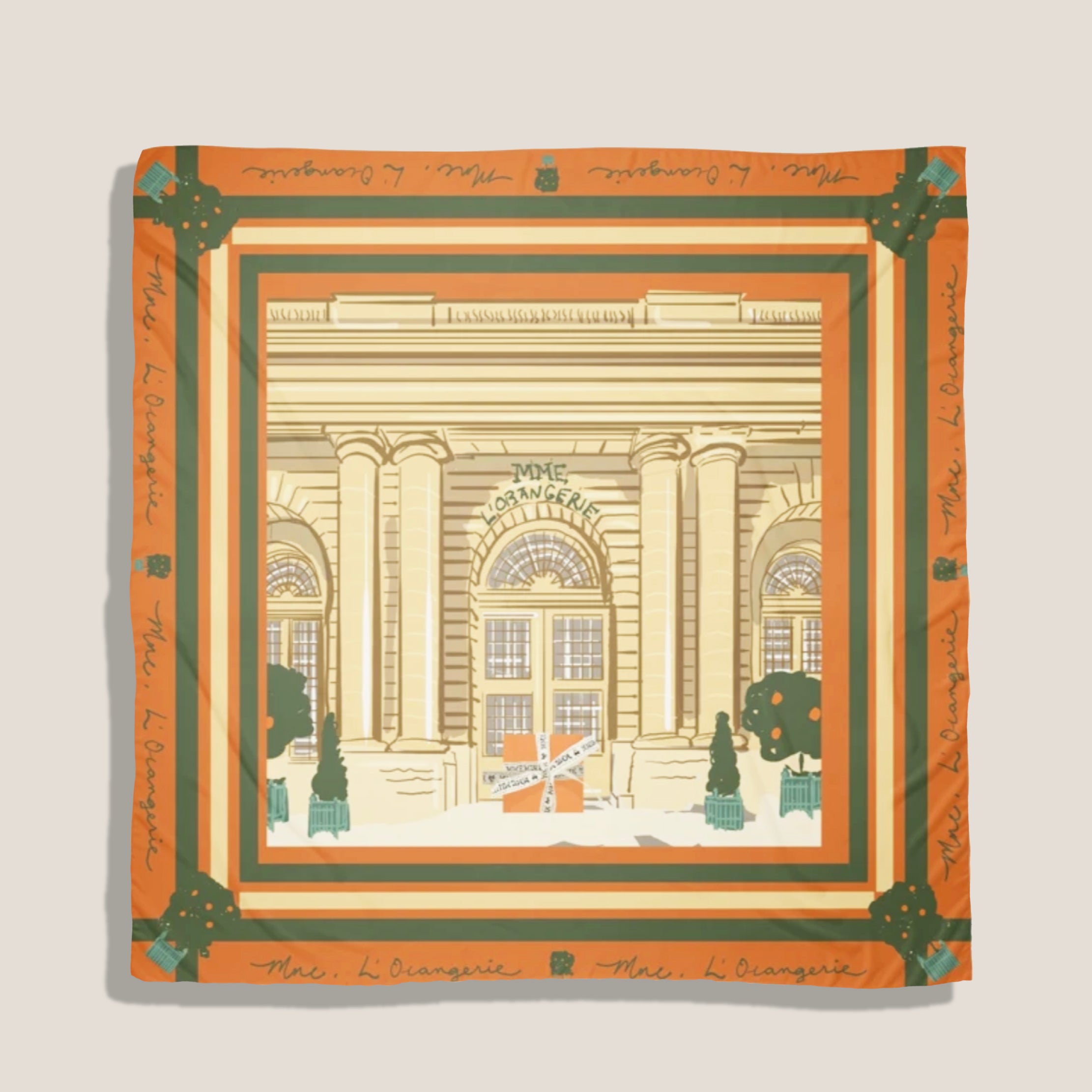 MME.MINK ORANGERIE Scarf