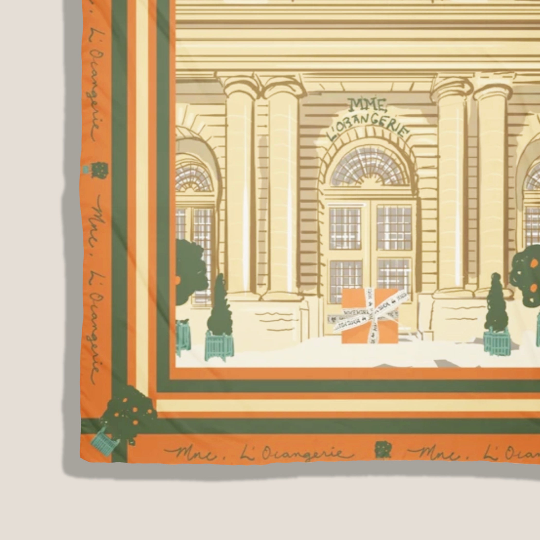 MME.MINK ORANGERIE Scarf