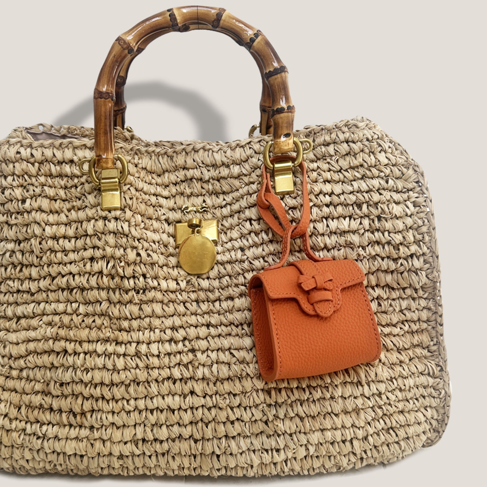 MME. BABY CARLTON BOW BAG  - CLEMENTINE