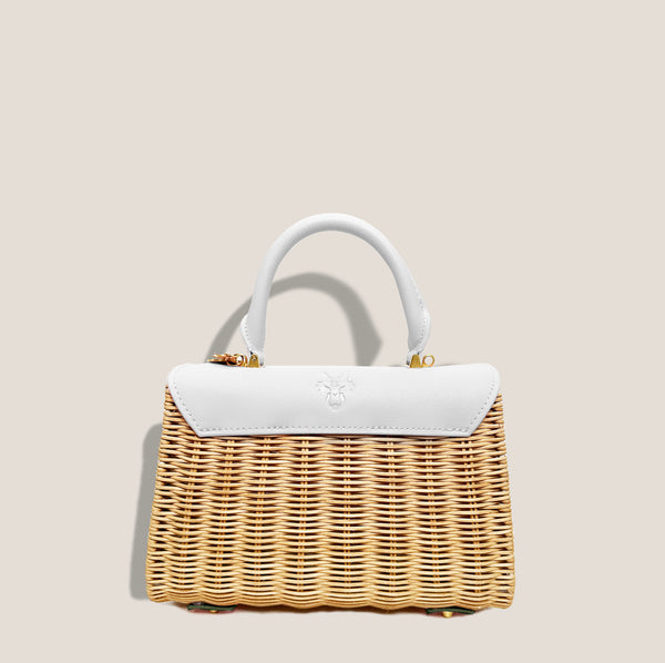 Mme.MINKMME. AUDREY BASKET  Bag - BLANC