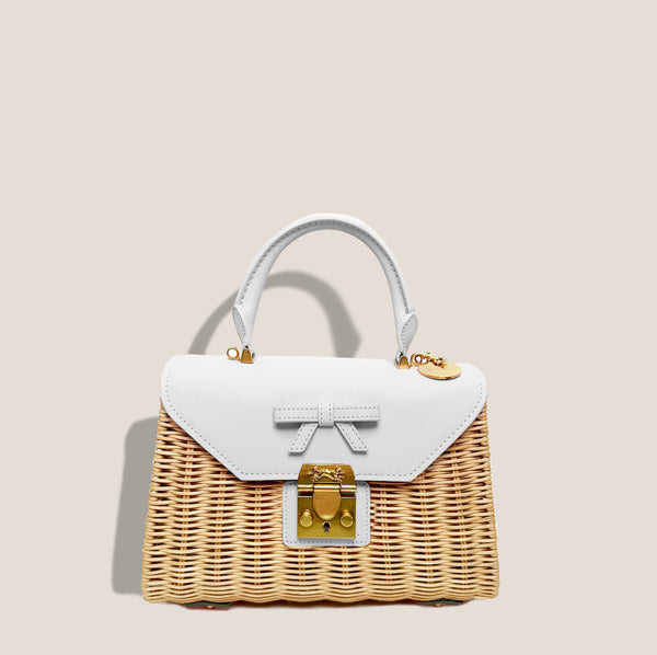 Mme.MINKMME. AUDREY BASKET  Bag - BLANC