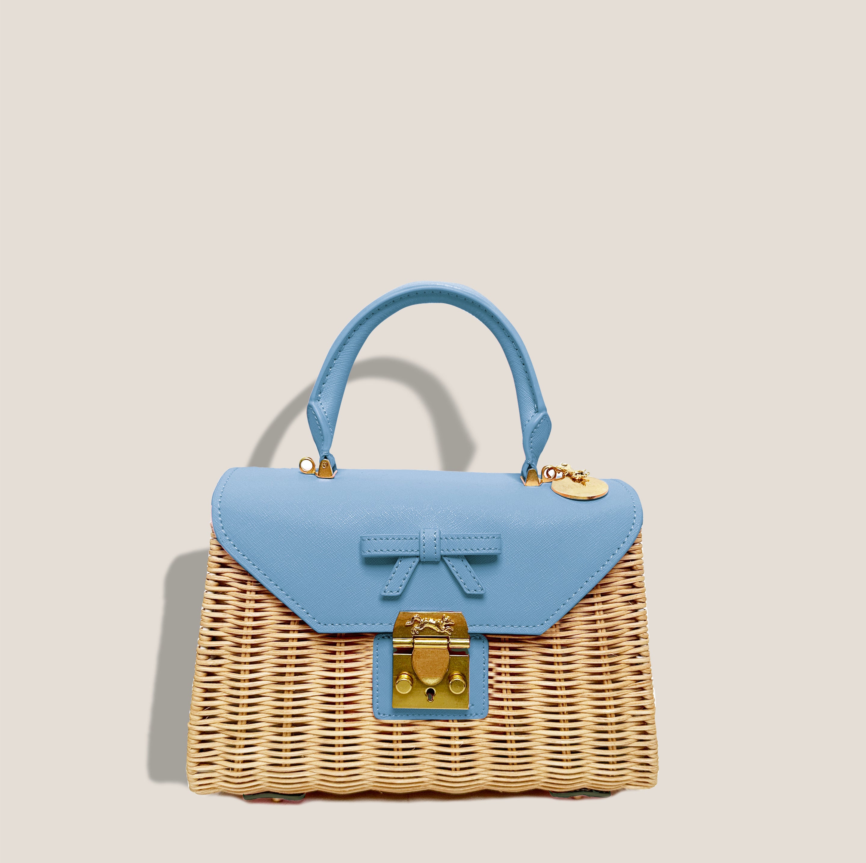 MME. AUDREY BASKET  Bag - CORNFLOWER