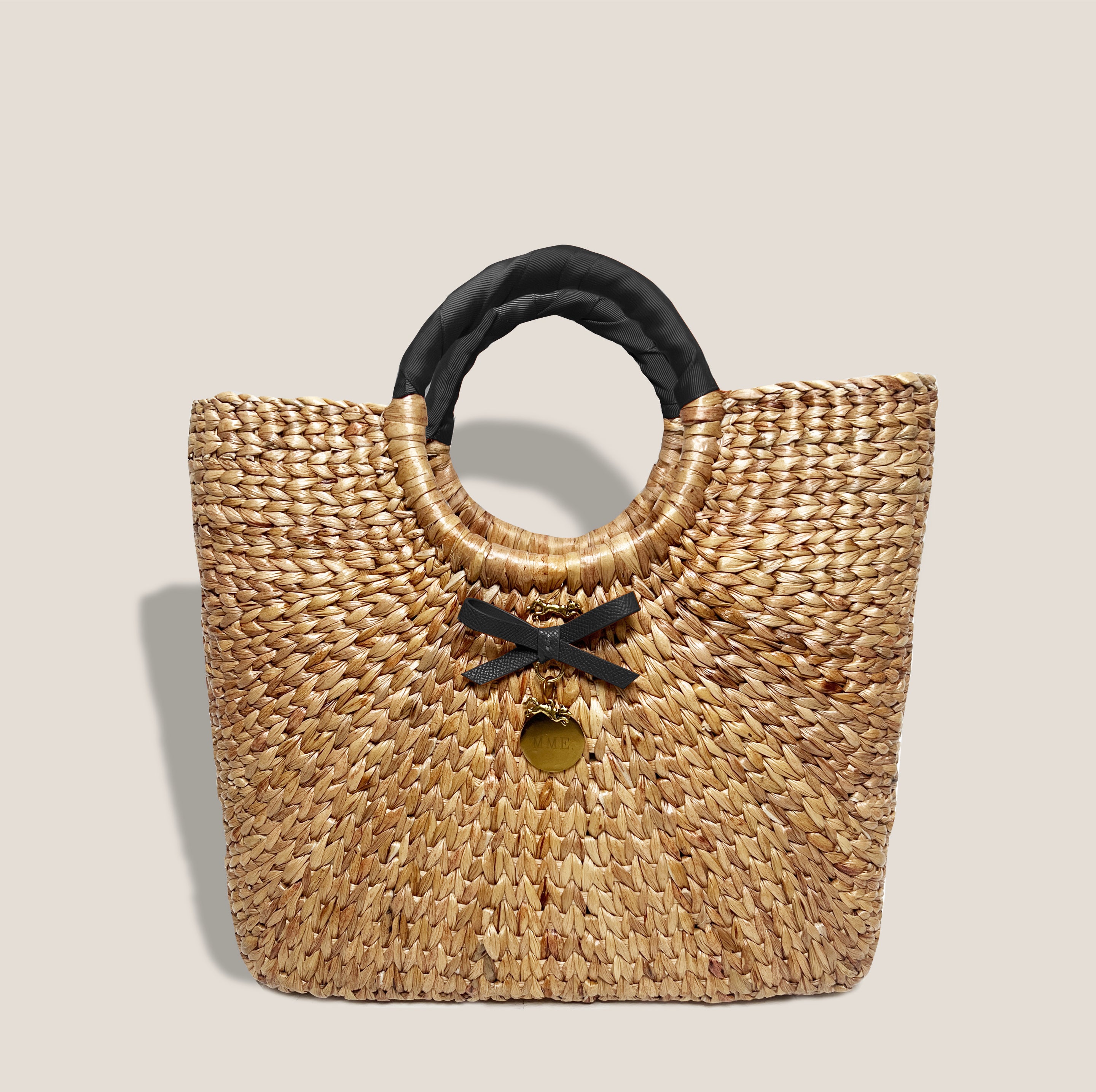 MME. BENTLEY BOW PETITE TOTE -  NOIR