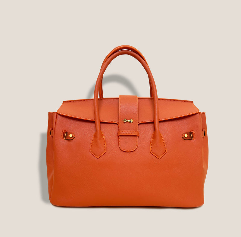 Mme.MINKThe ONASSIS 35 + BASKET TOTE - CLEMENTINE*