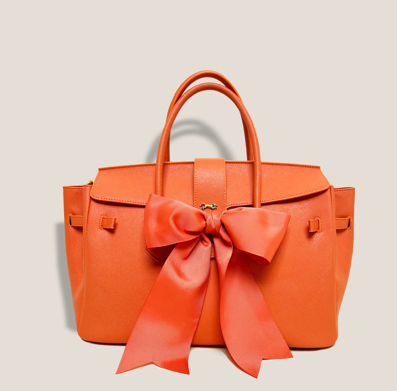 Mme.MINKThe ONASSIS 35 + BASKET TOTE - CLEMENTINE*