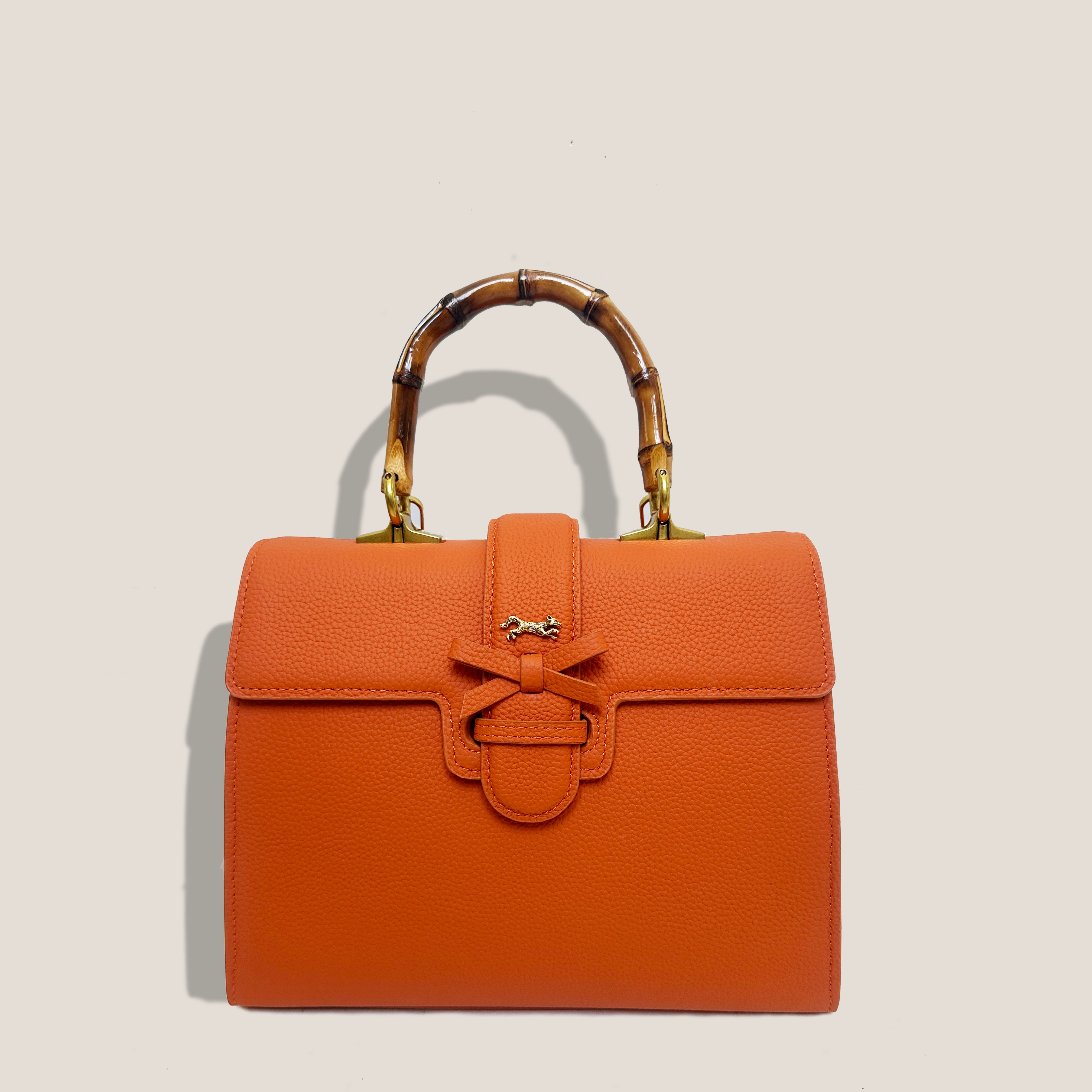 THE CARLTON BOW BAG PETITE - CLEMENTINE TOGO