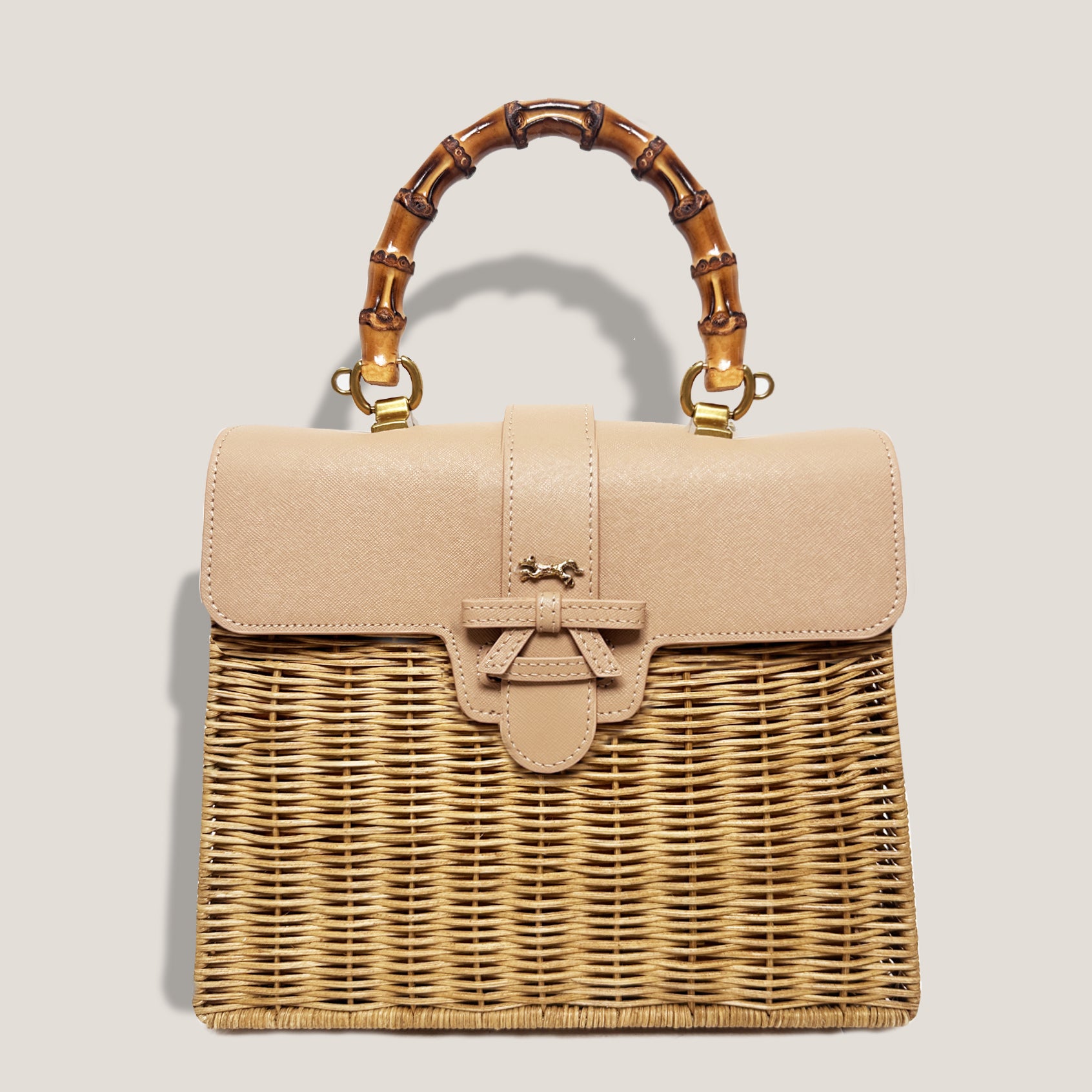 MISS ONASSIS BASKET - NUDE