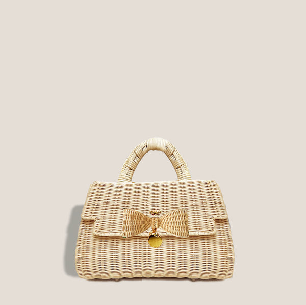 Mme.MINKMEET LADY MALLORY BOW PETITE BAG