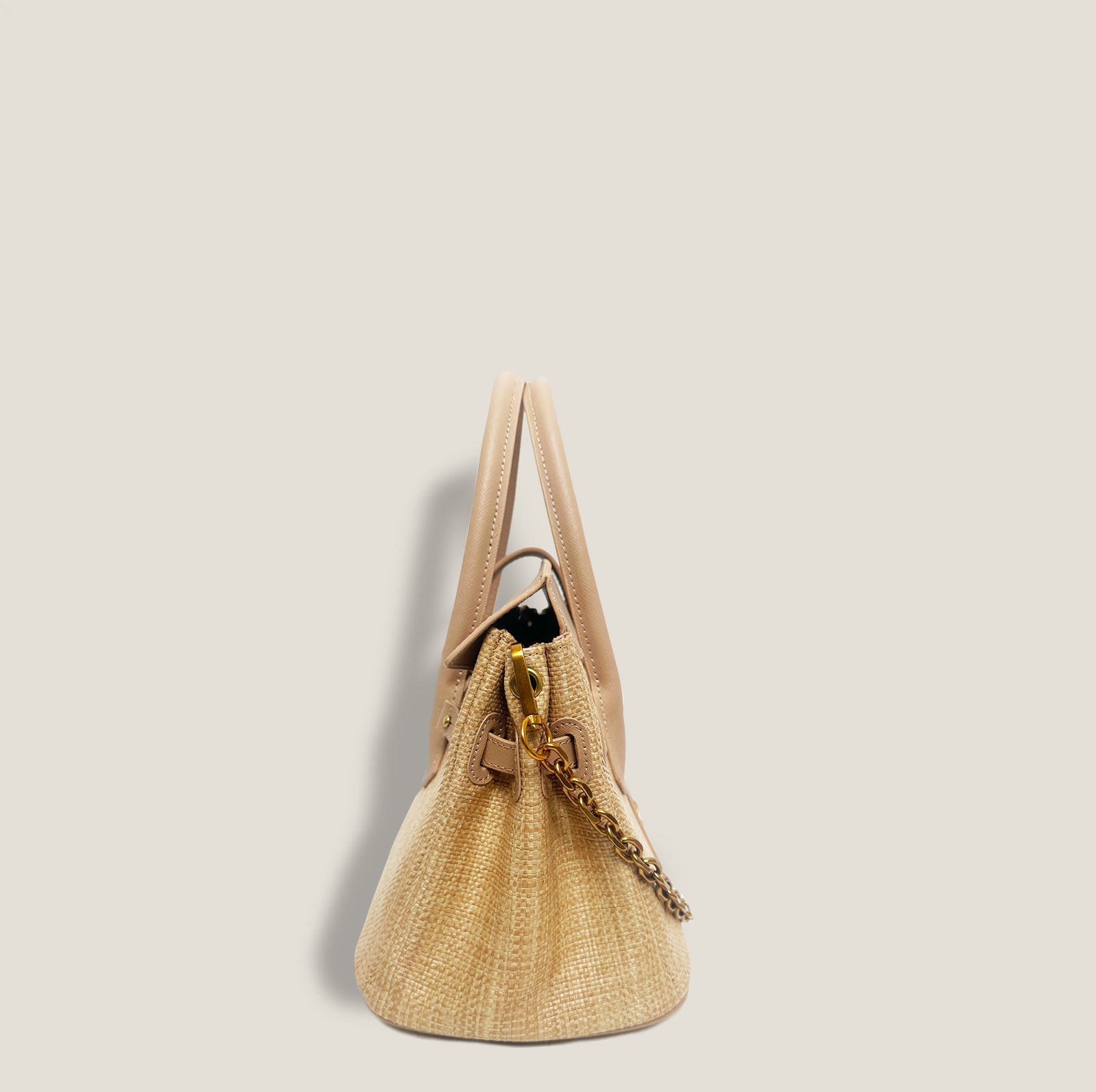 The ONASSIS 30 WOVEN TOTE - NUDE – Mme.MINK