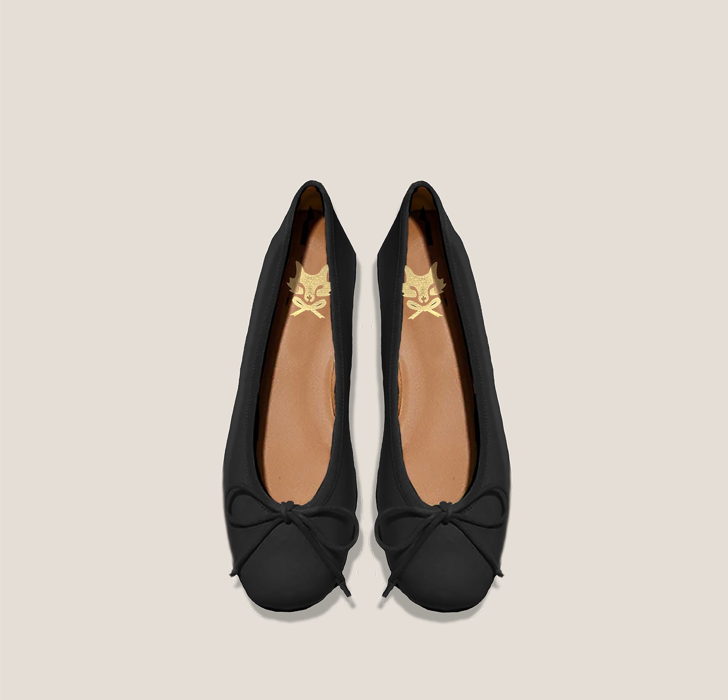 MINKY BALLET Flats -  NOIR