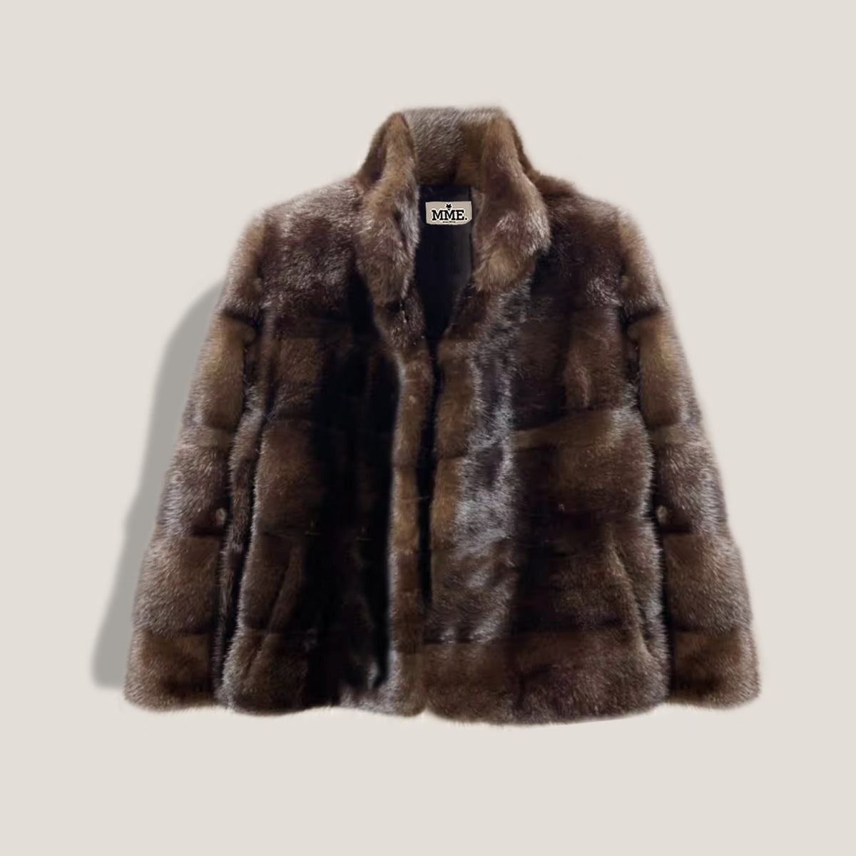 Vintage brown mink Barrett GUC Mid-20th Century Vintage Reddish Brown Mink Fur Vintage Coat  main image 3