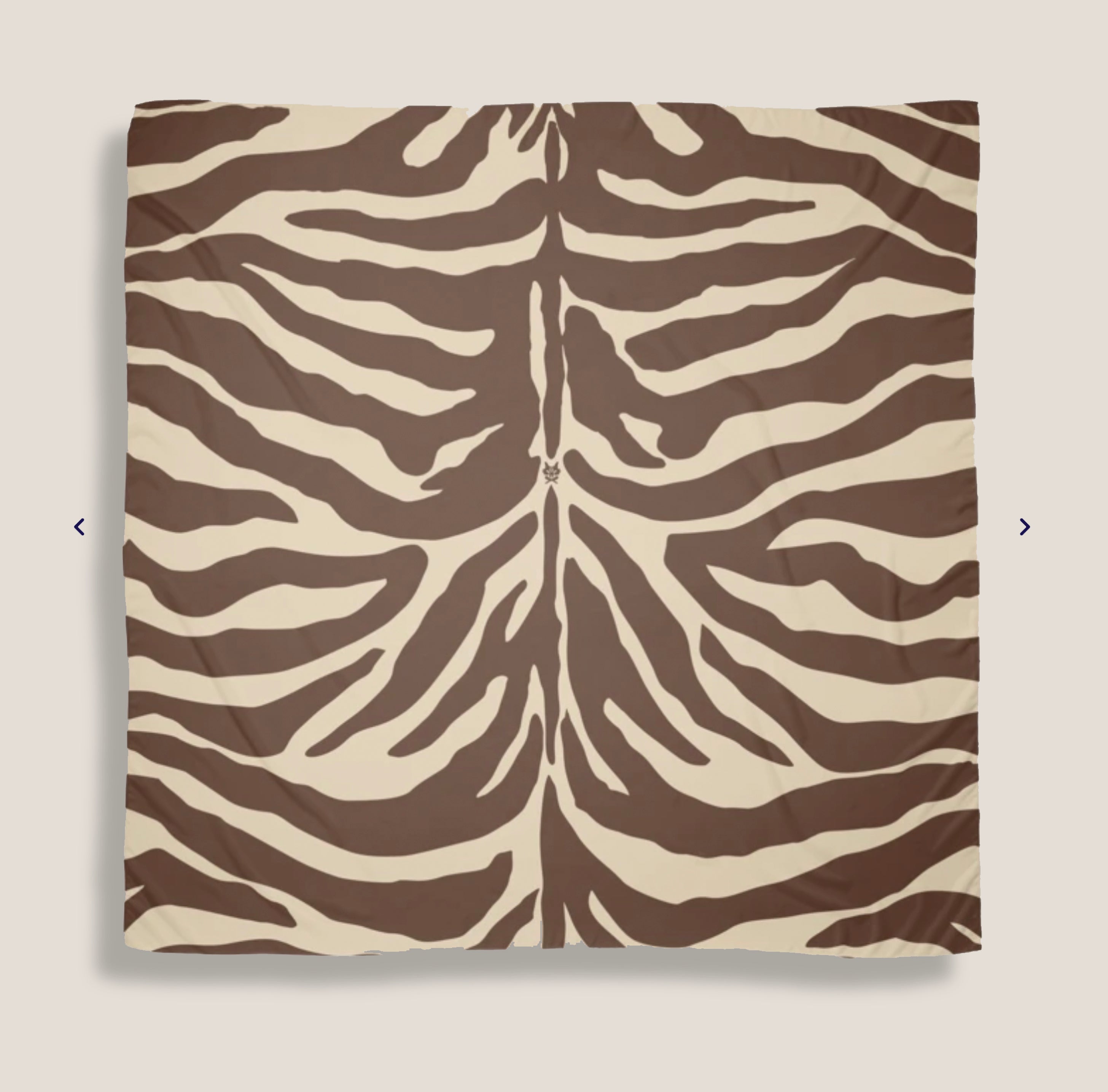 MME. SIGNATURE BEACH SCARF COVERUP - Zebra