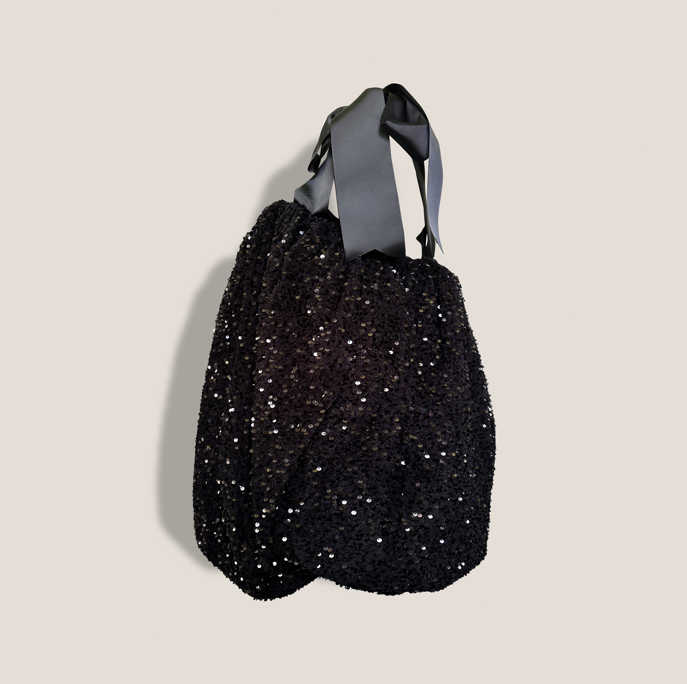 MME. "SEQUIN" BUBBLE Dress - NOIR
