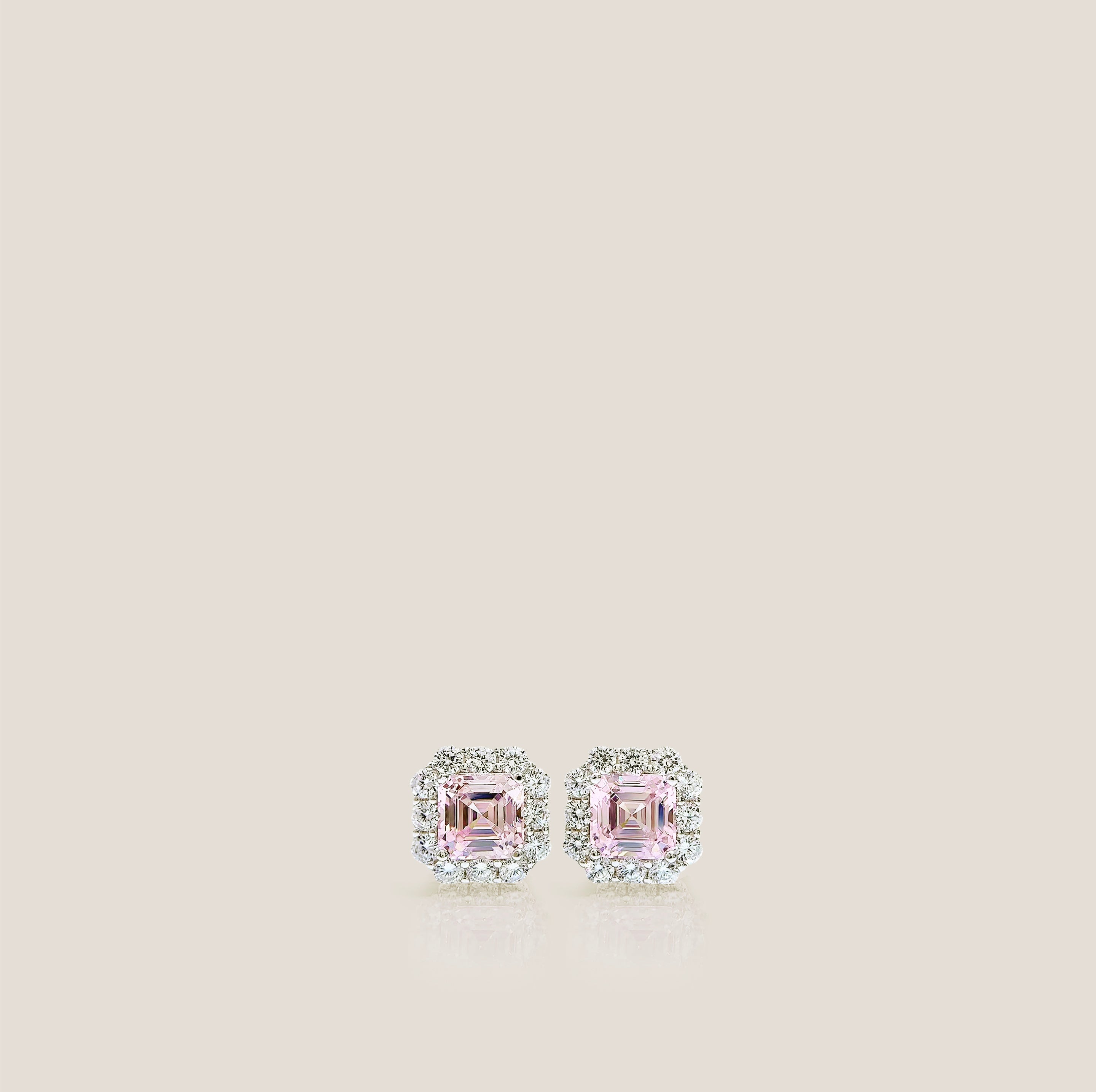 MME.MINK FROSTED FLOWER Earrings