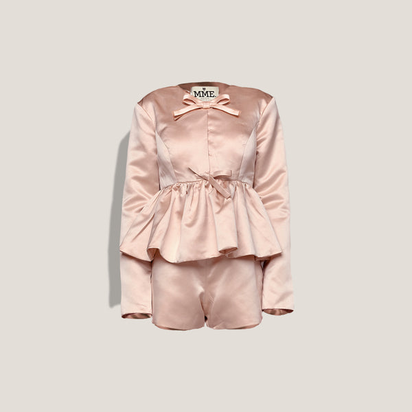 Mme.MINKMME.MINK ELEANOR SUIT - Nude Pink