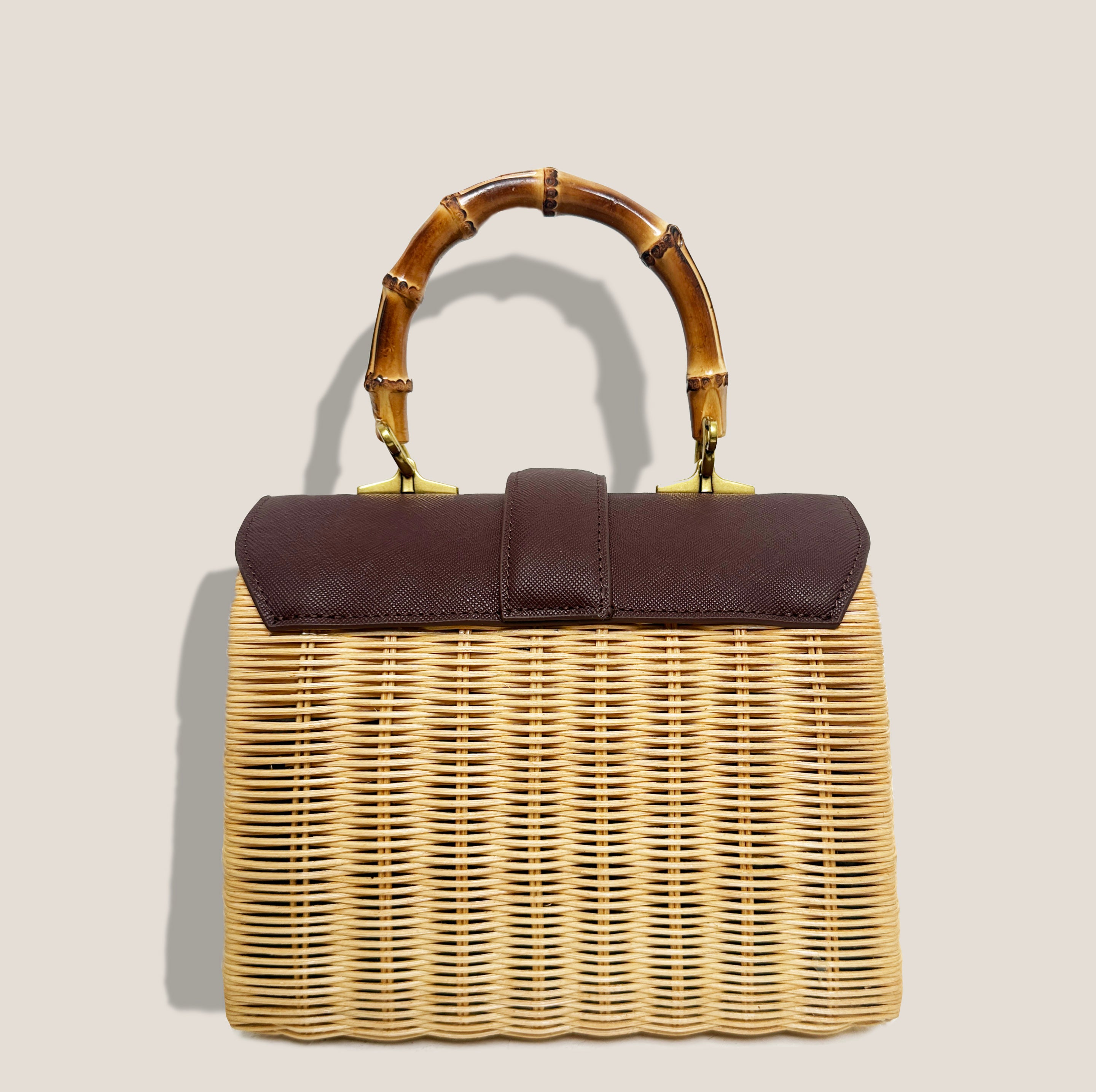 MME. CARLTON BASKET PETITE - ALMONDINE