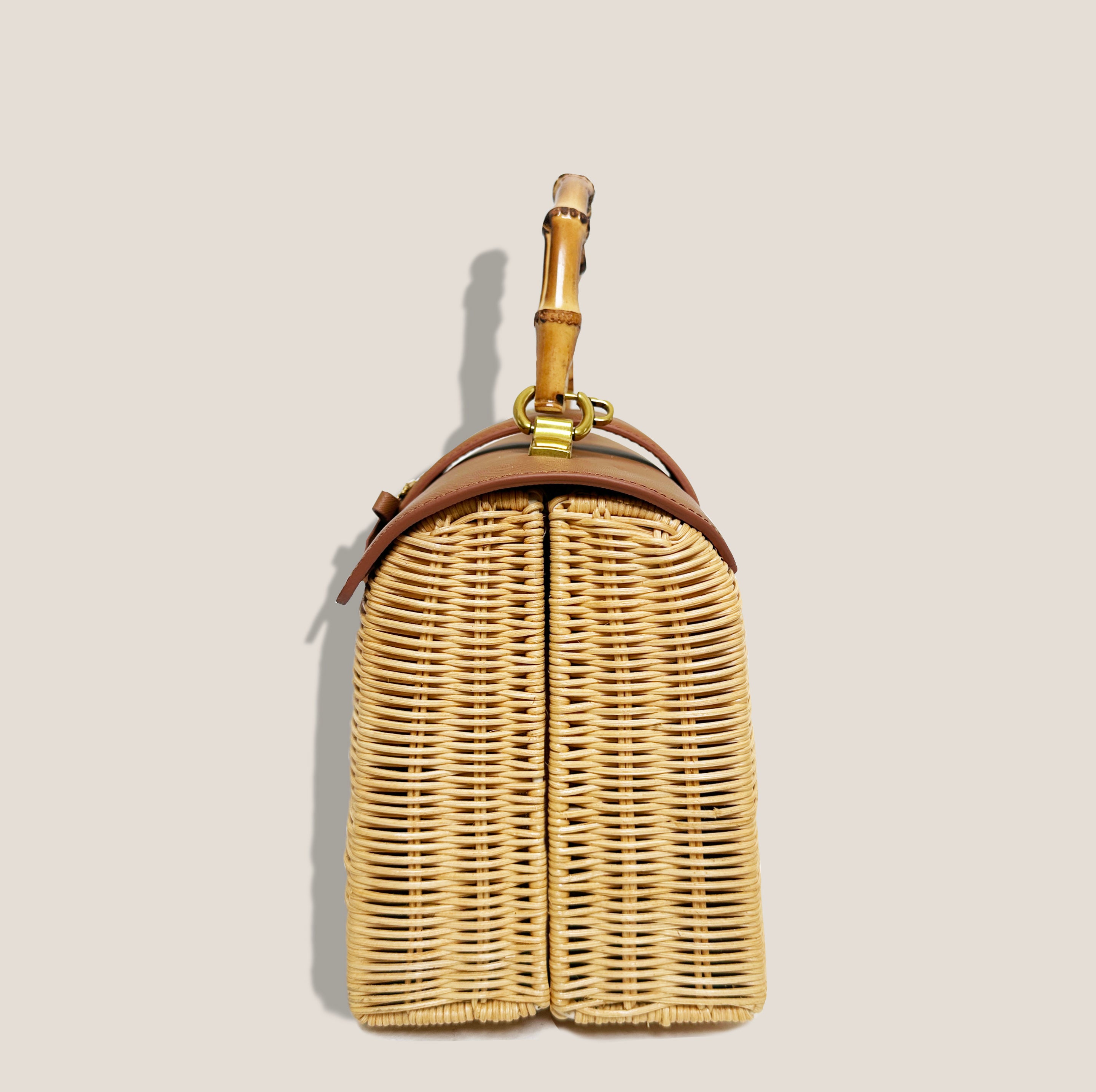 MME. CARLTON BASKET PETITE - CARAMEL