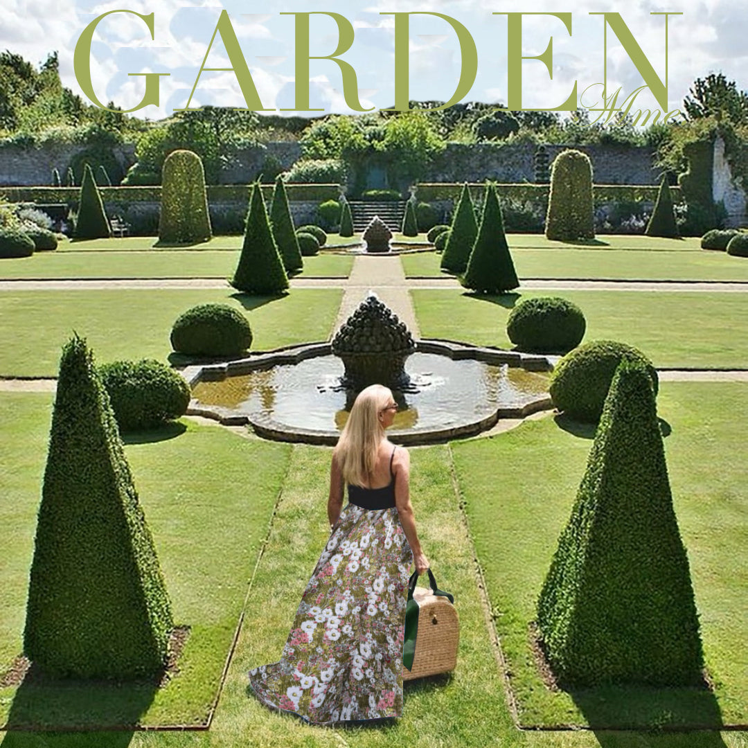 MME. SECRET GARDEN PARTY DRESS  - MOSS