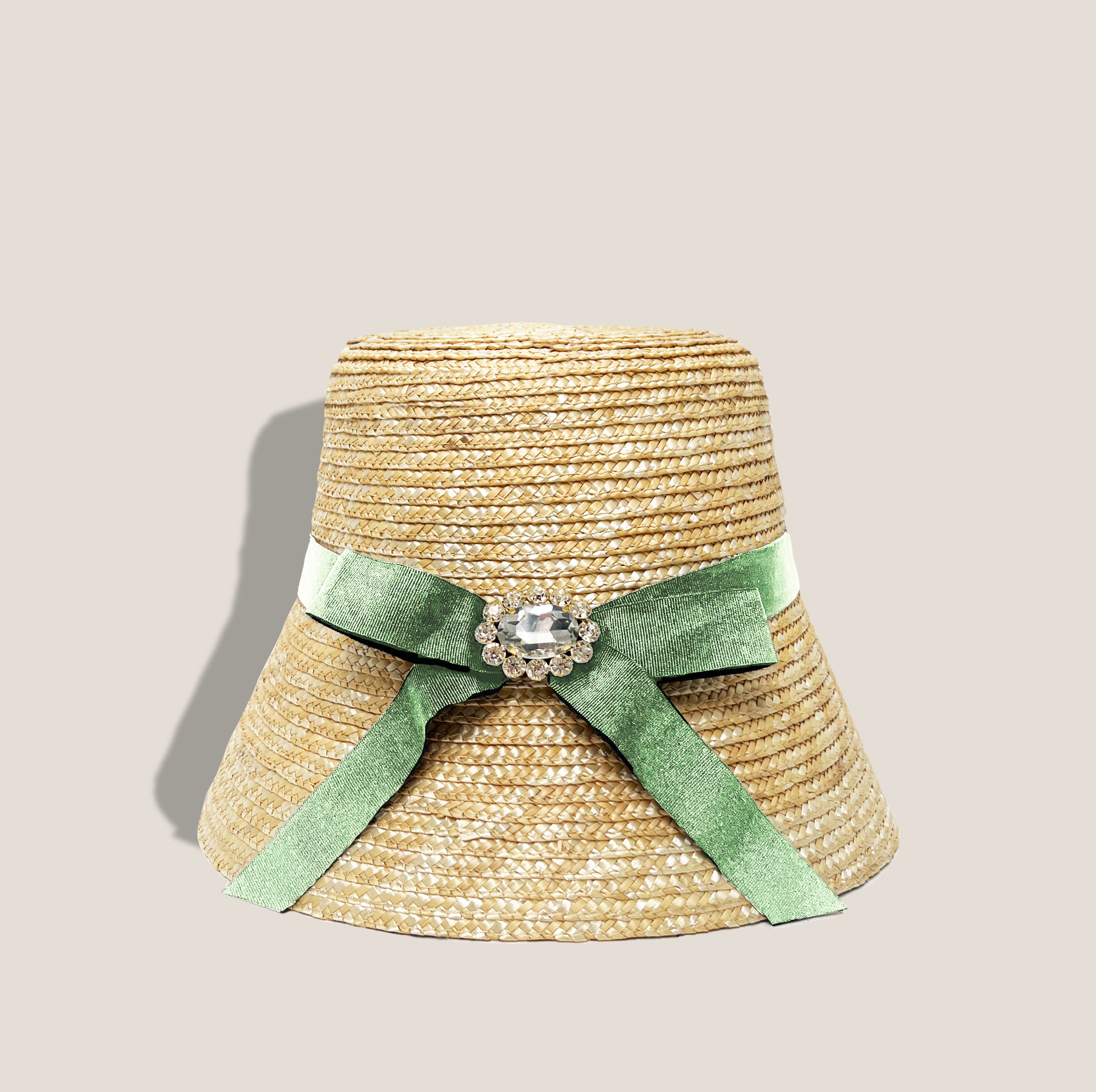 MME. "MUFFY" Hat  - FRENCH GREEN