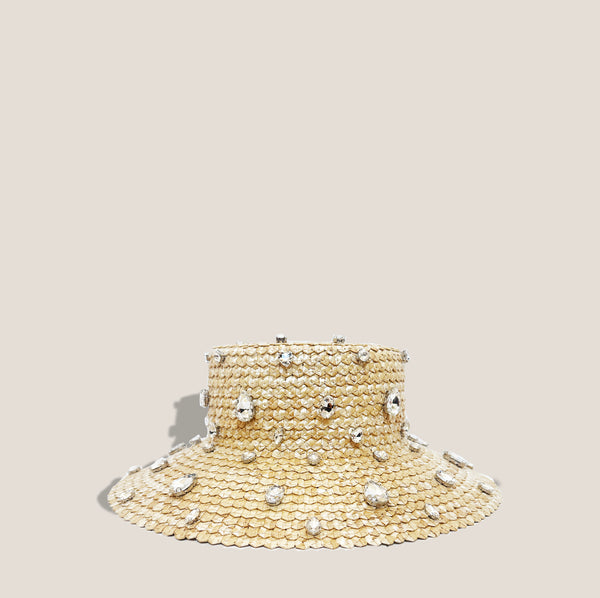 Mme.MINKMME. GEM STRAW HAT