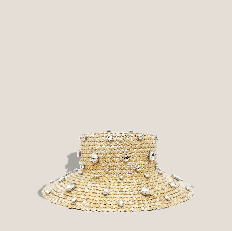 Mme.MINKMME. GEM STRAW HAT