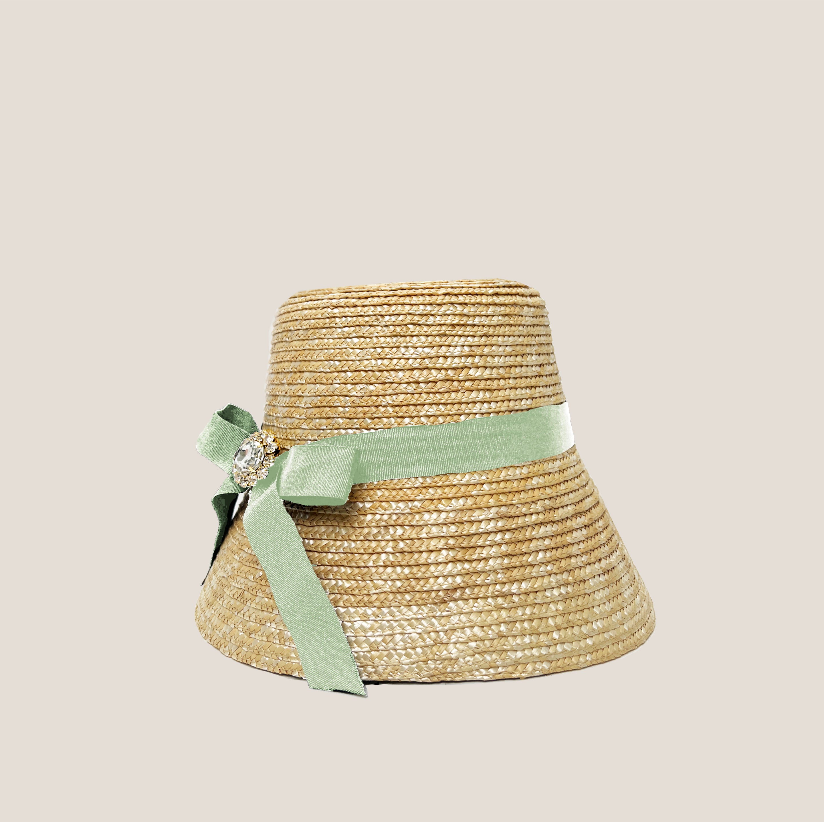 MME. "MUFFY" Hat  - FRENCH GREEN