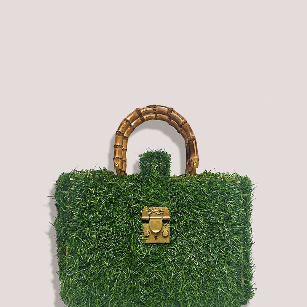 MME. HEDGE Tote - Grass