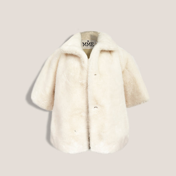 Mme.MINKTHE MINKY DAY COAT - CREME