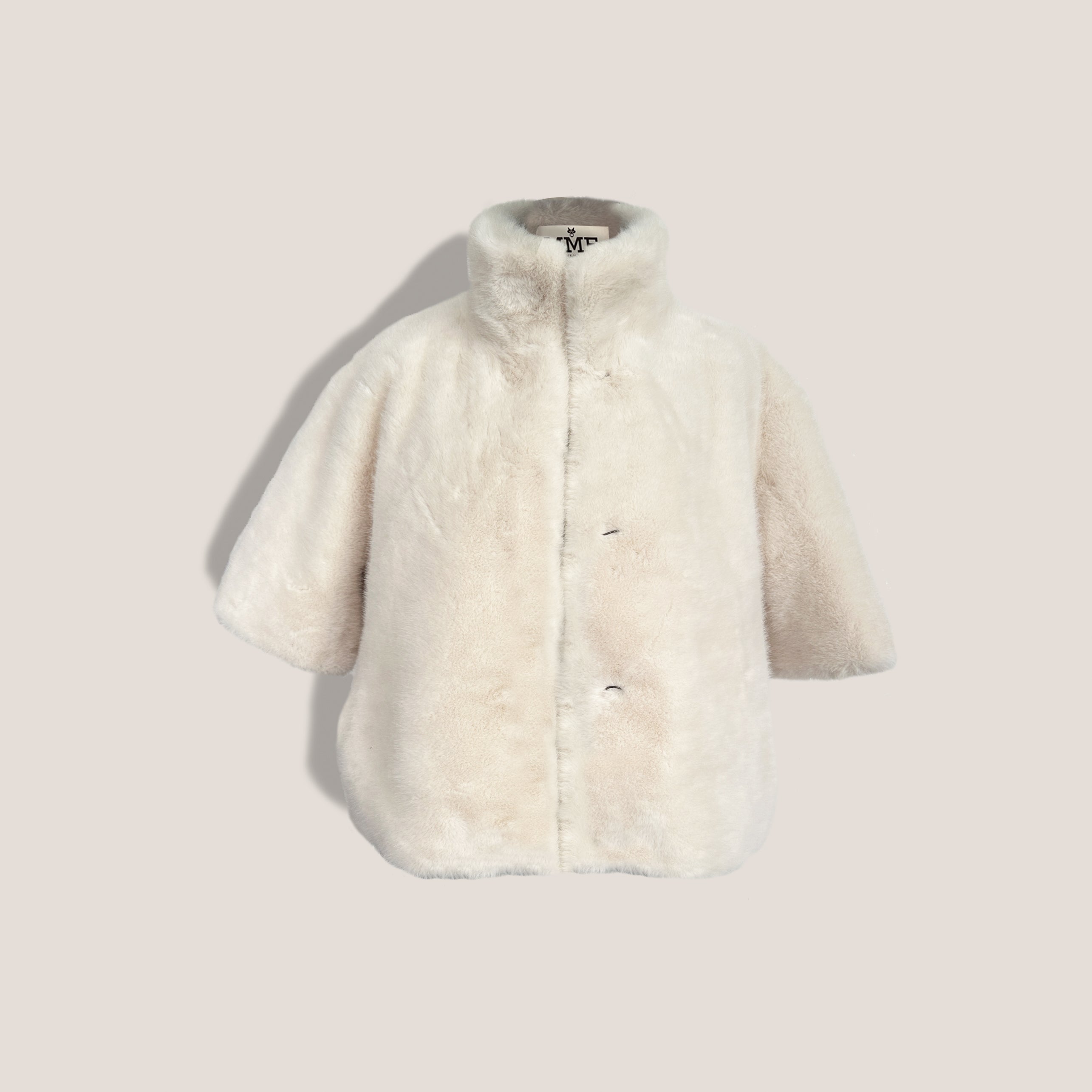 THE MINKY DAY COAT - CREME