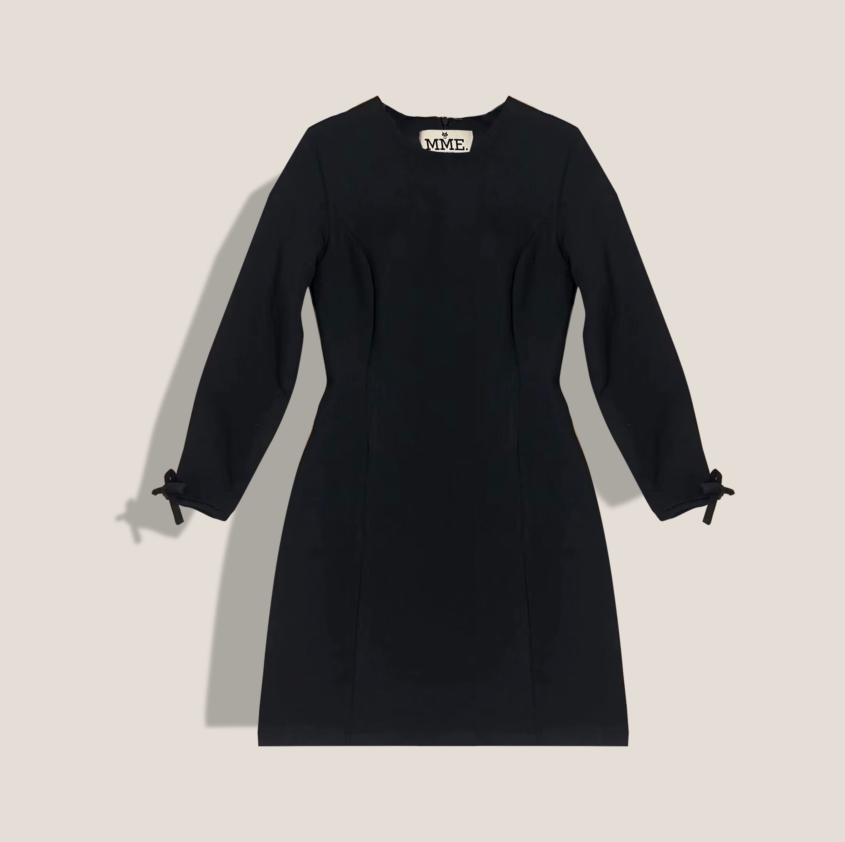 MME. KITTY NOIR MINI DRESS