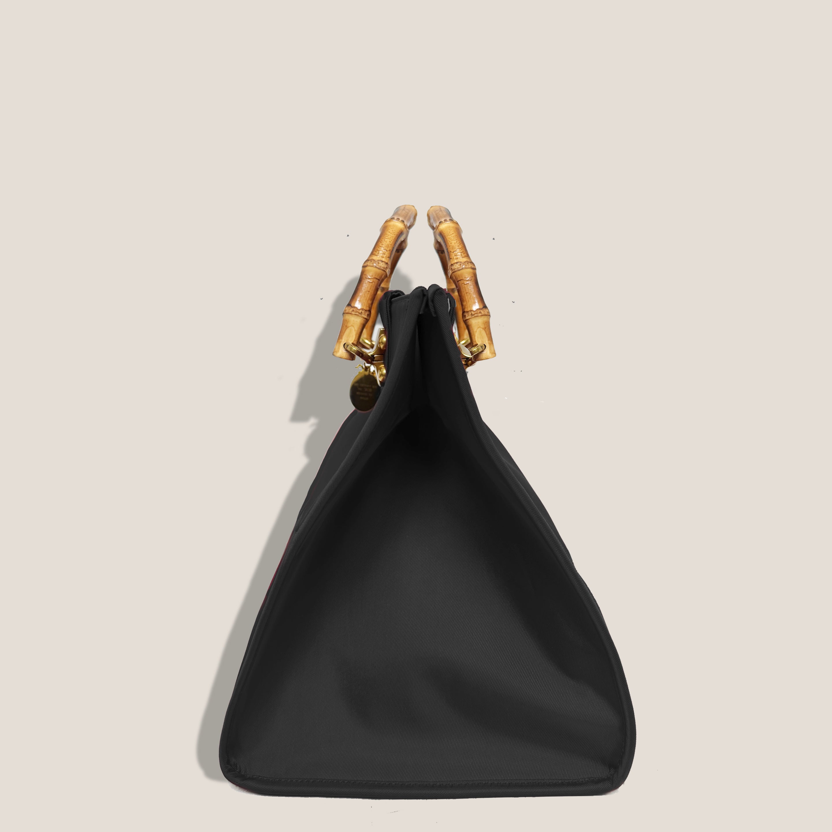 MME. ASTRUD TOTE - SATIN NYLON NOIR