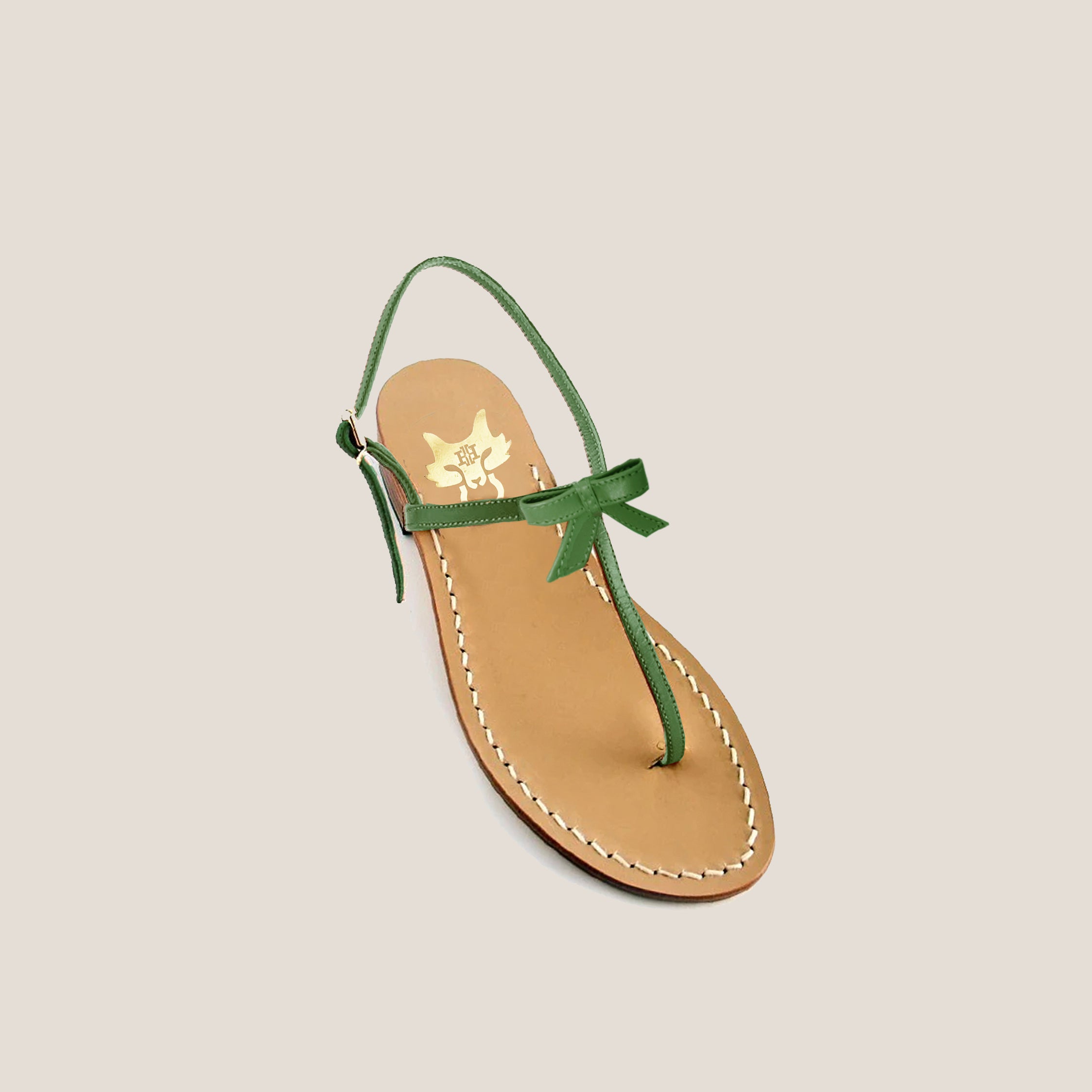 MME.MINK Jackie Sandal  - ENVY Green