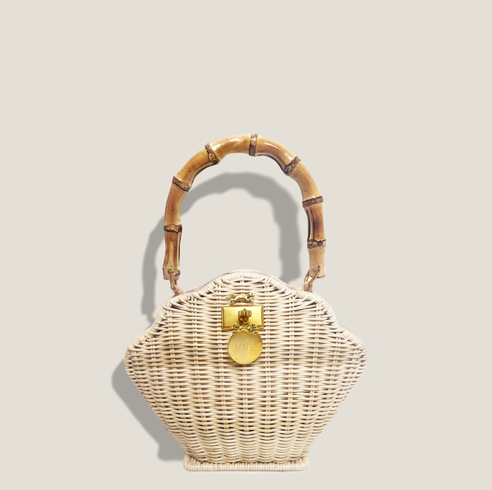 MME.MINK SHELL Clutch - Bamboo