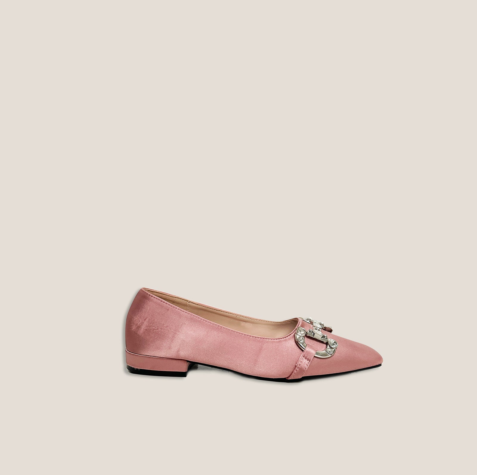 Blush fashion flats