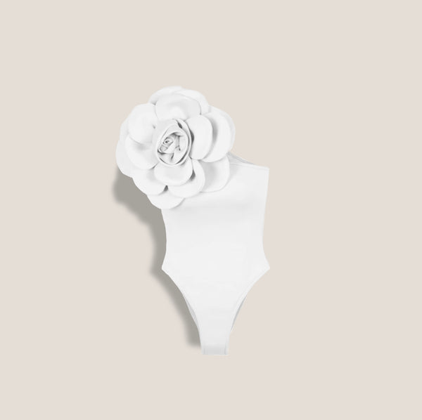 Mme.MINK**Limited Edition** “MME.FLOWER” Suit - Blanc