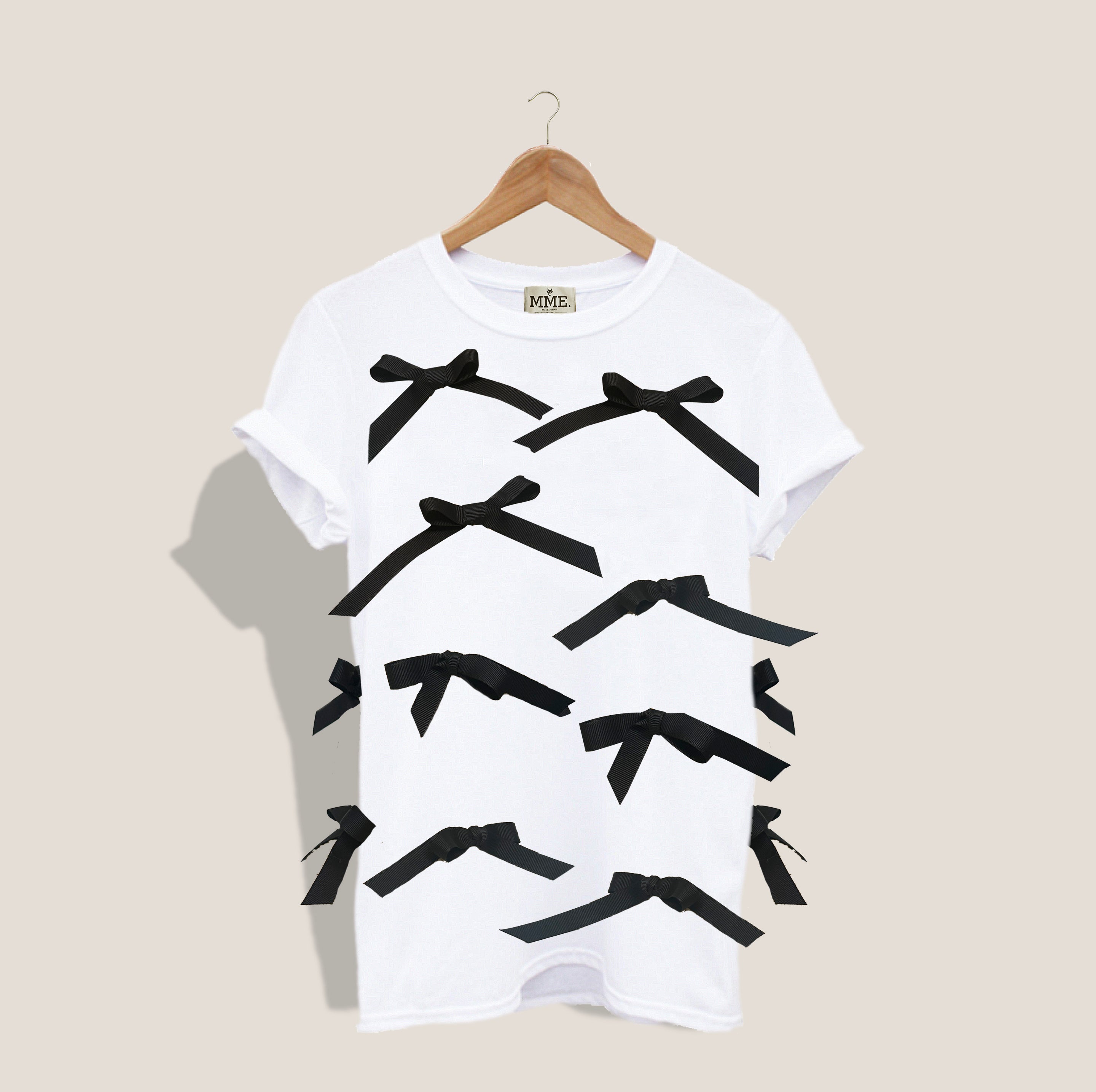 MME.MINK Carlton Bow Tee