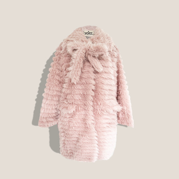 Mme.MINKMISS MINKY COAT - ROSE