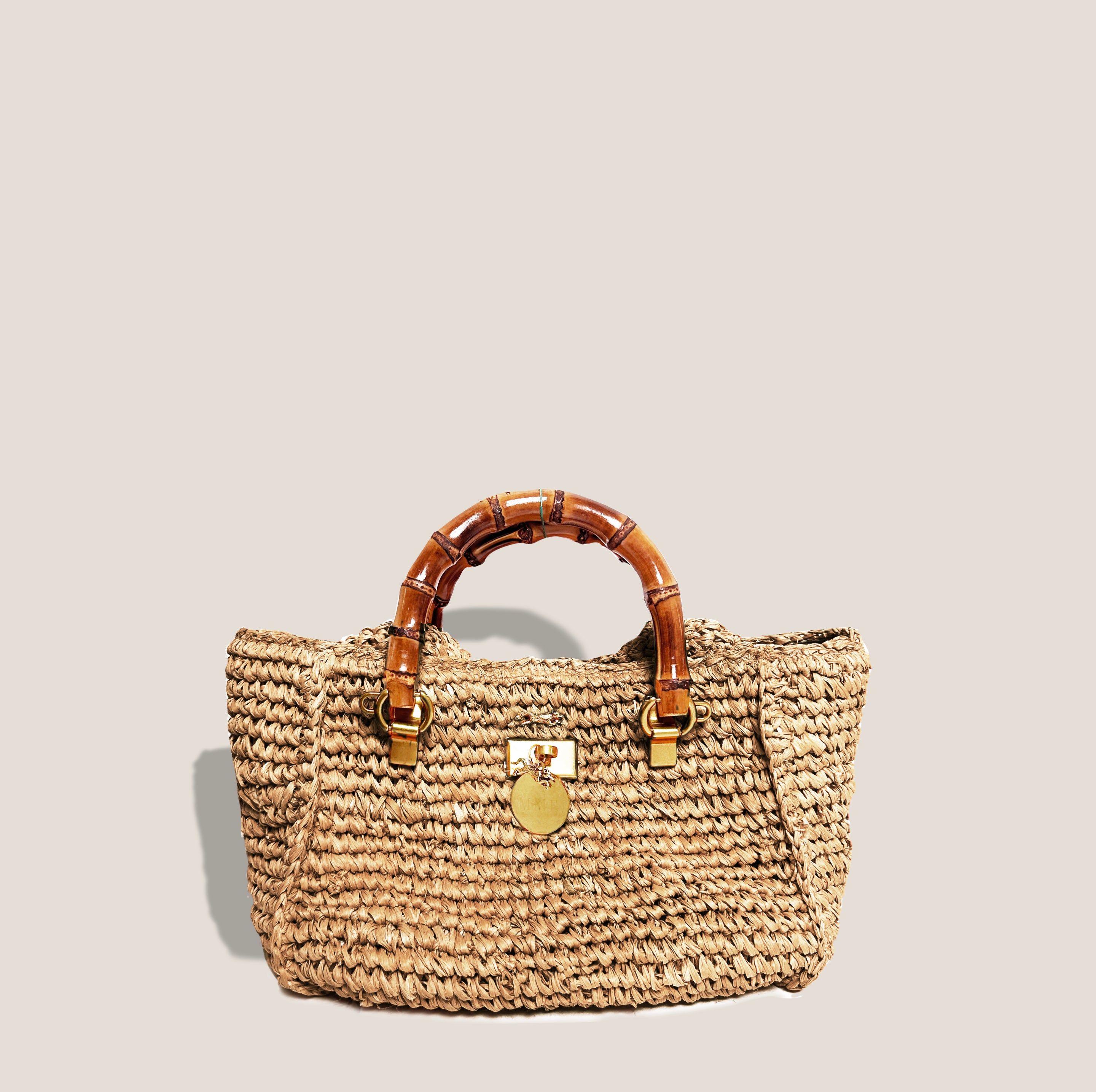 MME. ASTRUD PETITE TOTE - NATURAL