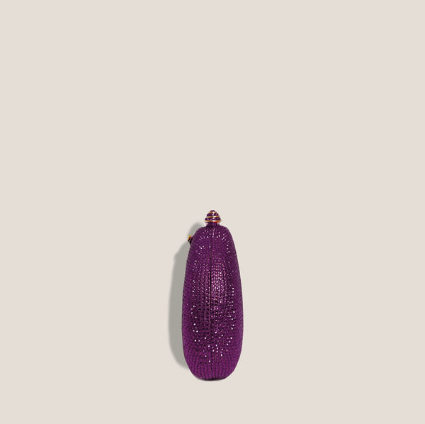 Mme.MINKMME. MINK GALA CLUTCH - WINTER PLUM