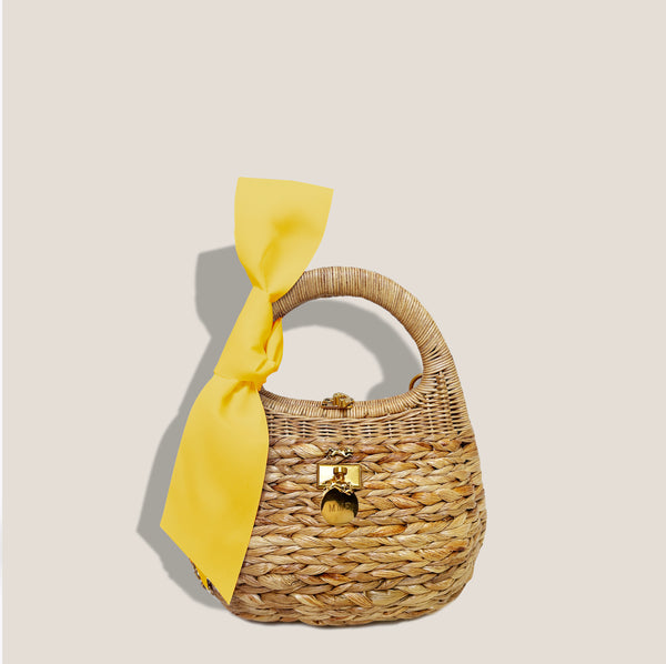 Mme.MINKMME. NUDE BEACH Bag  - CITRON